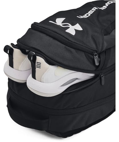 Detalle 2 de Under Armour Hustle 6.0 Backpack (Unisex) - 002 Black, OSFM