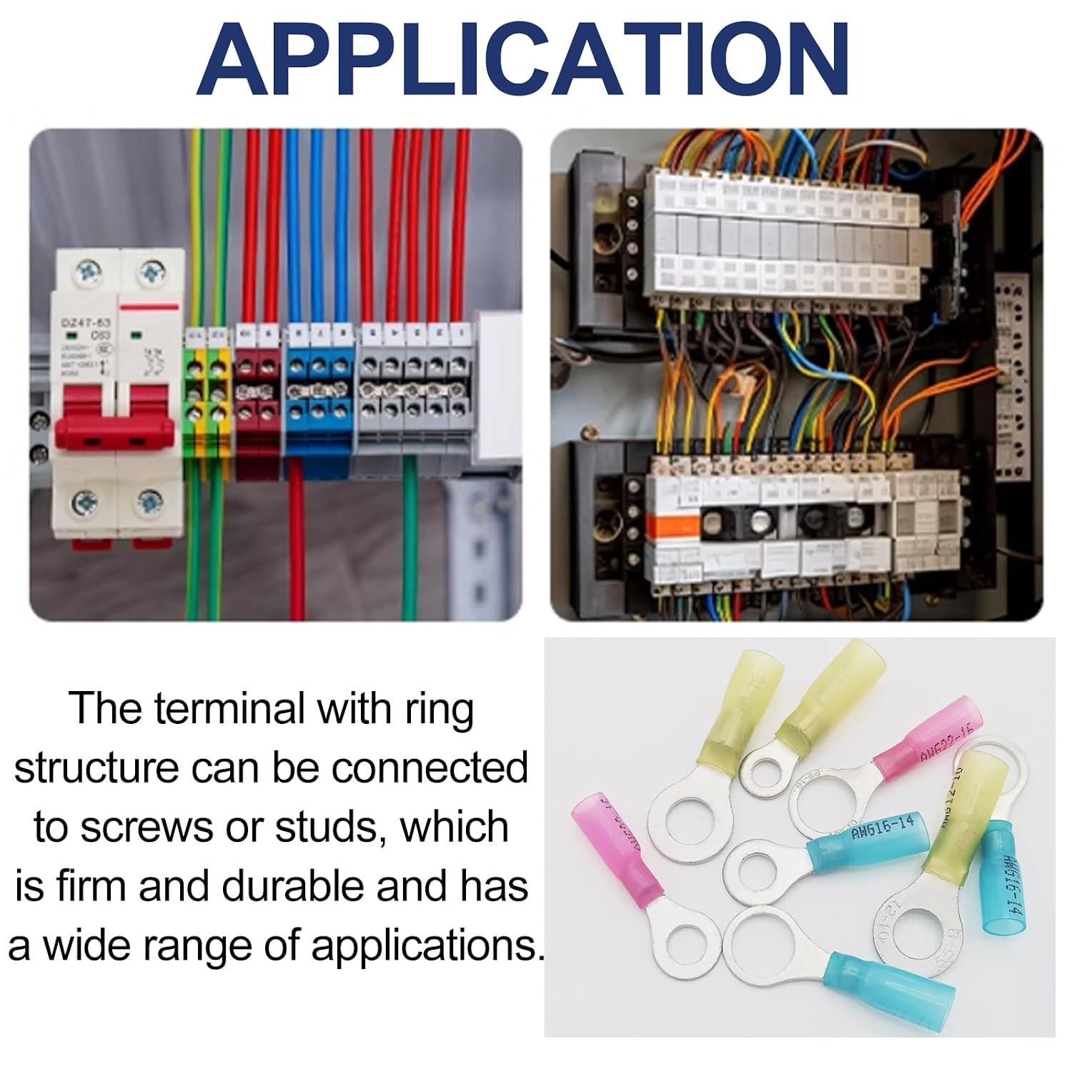 Thumbnail 4 de Tanbupu Ta-08 Heat-Shrink Ring Terminals, 360-Piece Waterproof Kit