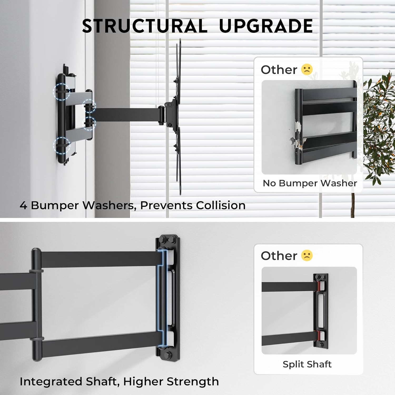 Thumbnail 6 de BONTEC TV Wall Mount 37.4" extension