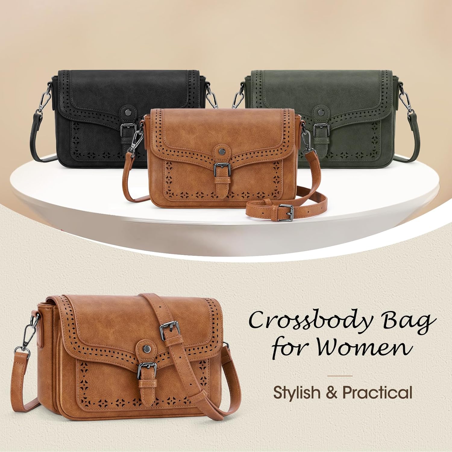 Thumbnail 6 de RAINSMORE crossbody bag with multiple pockets