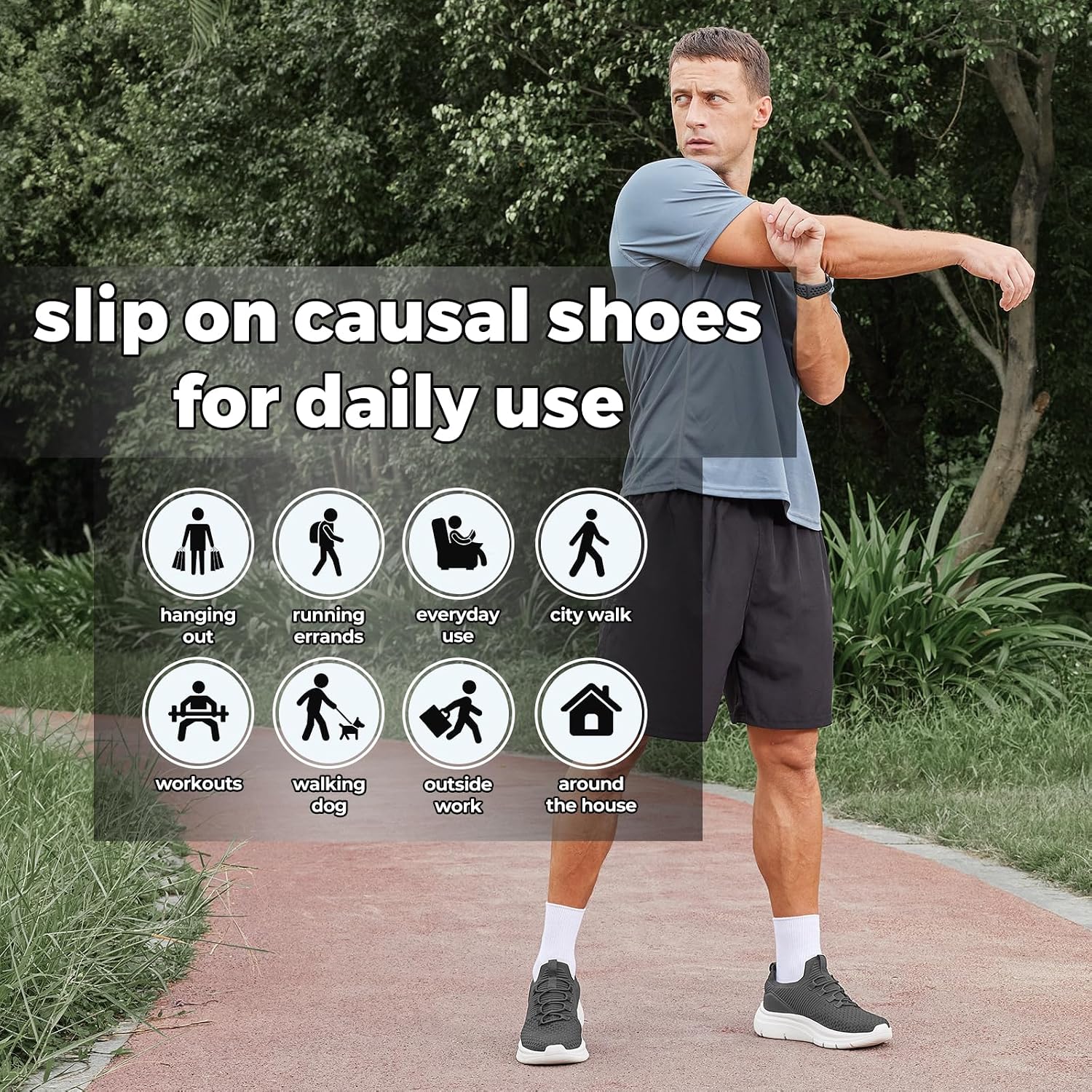 Thumbnail 3 de Slip-On Walkingschuhe FitVille mit Zehenbox