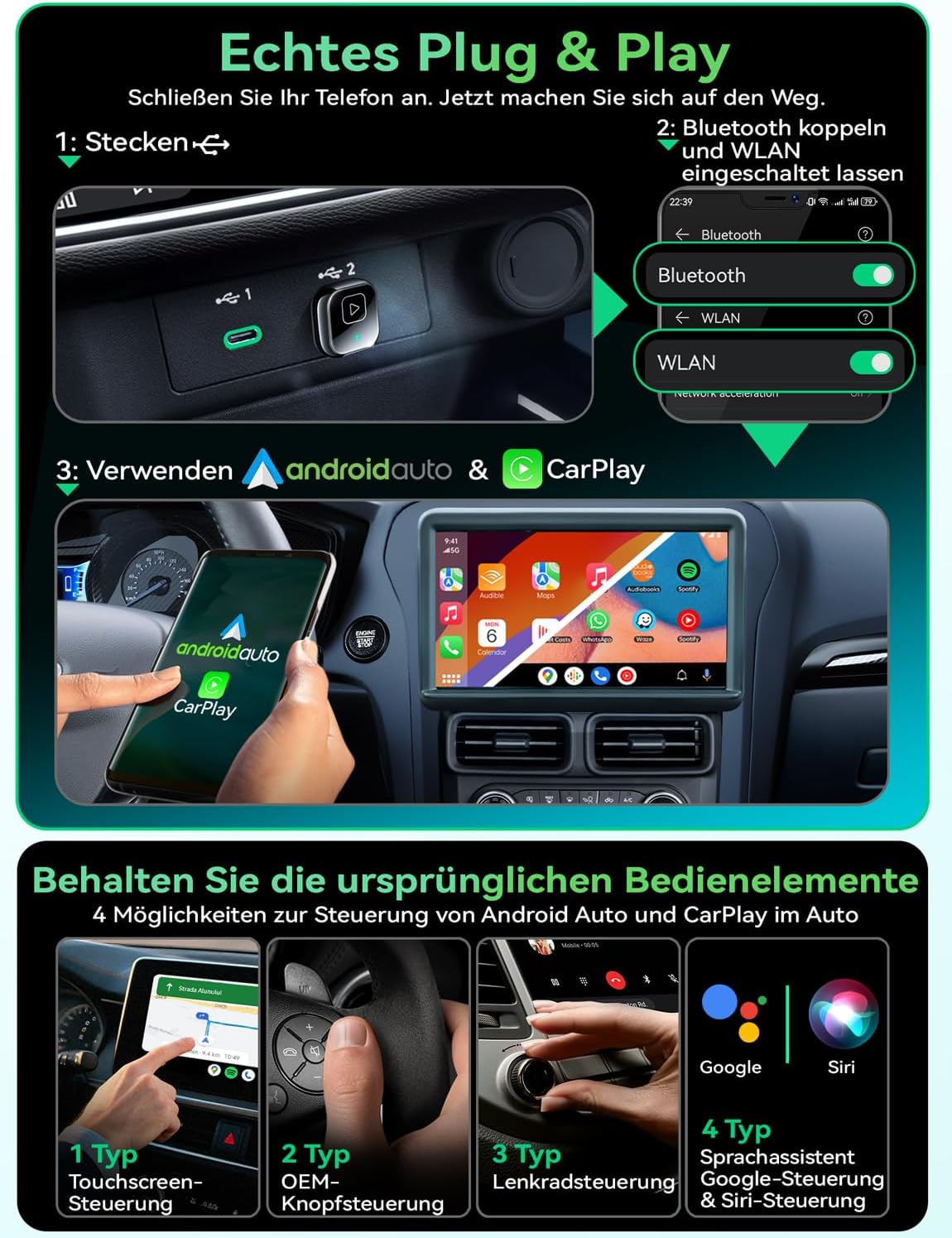 Thumbnail 5 de Mavlou C3020B Wireless Adapter 2,6 cm