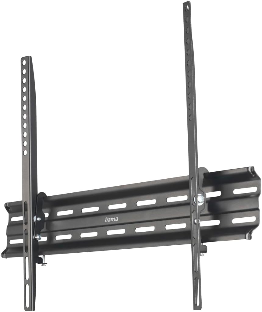 Detalle de Hama neigbare TV-Wandhalterung für 32–75 Zoll (VESA 100×100 bis 600×400, bis 40 kg), schwarz