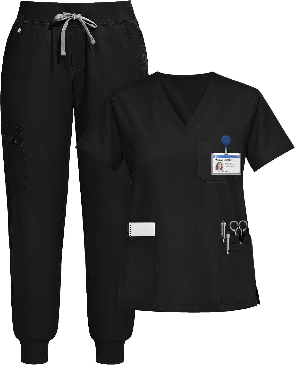Thumbnail 6 de Eipnare Women's Scrub Set with 9 Pockets