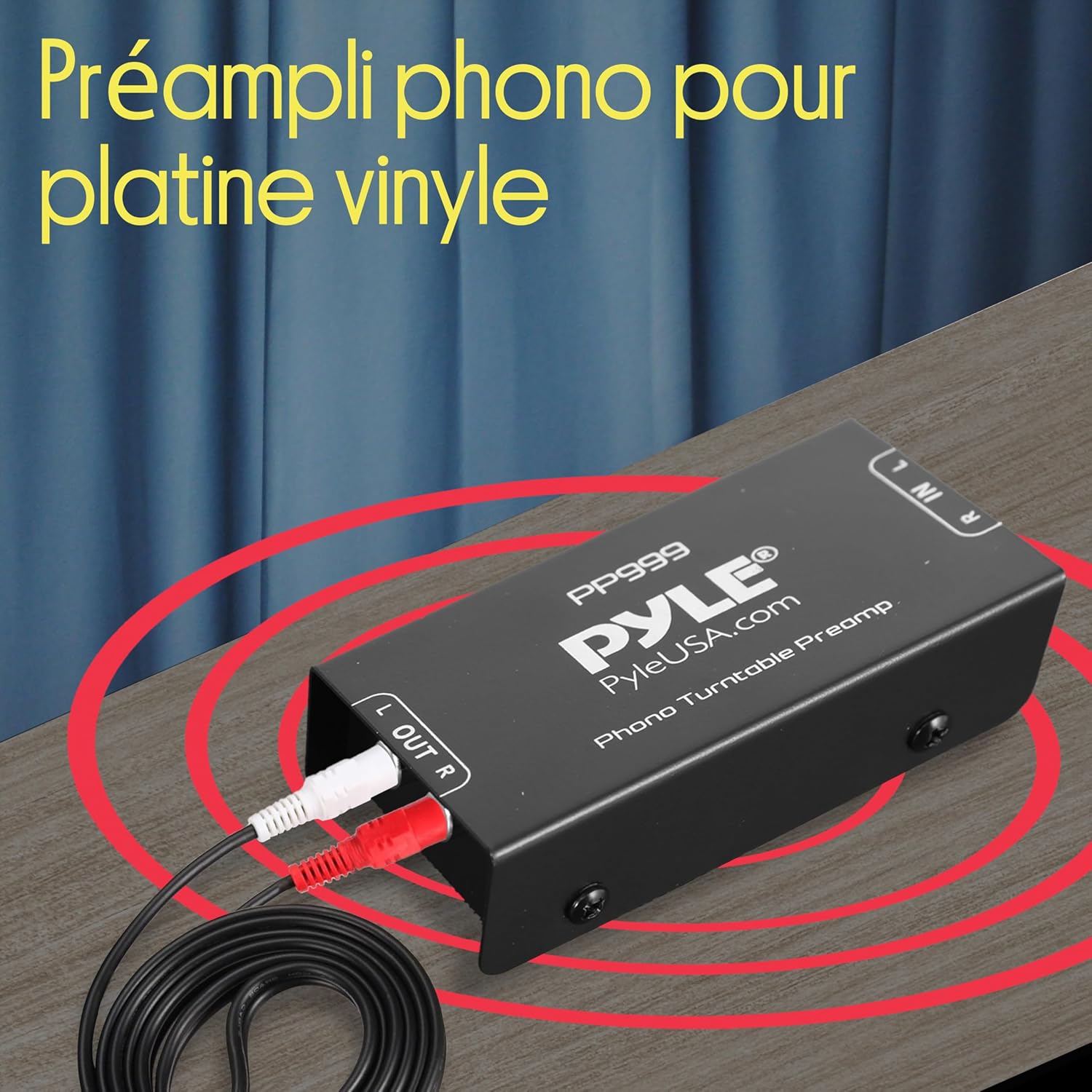Thumbnail 1 de Pyle Préampli Phono 12 V