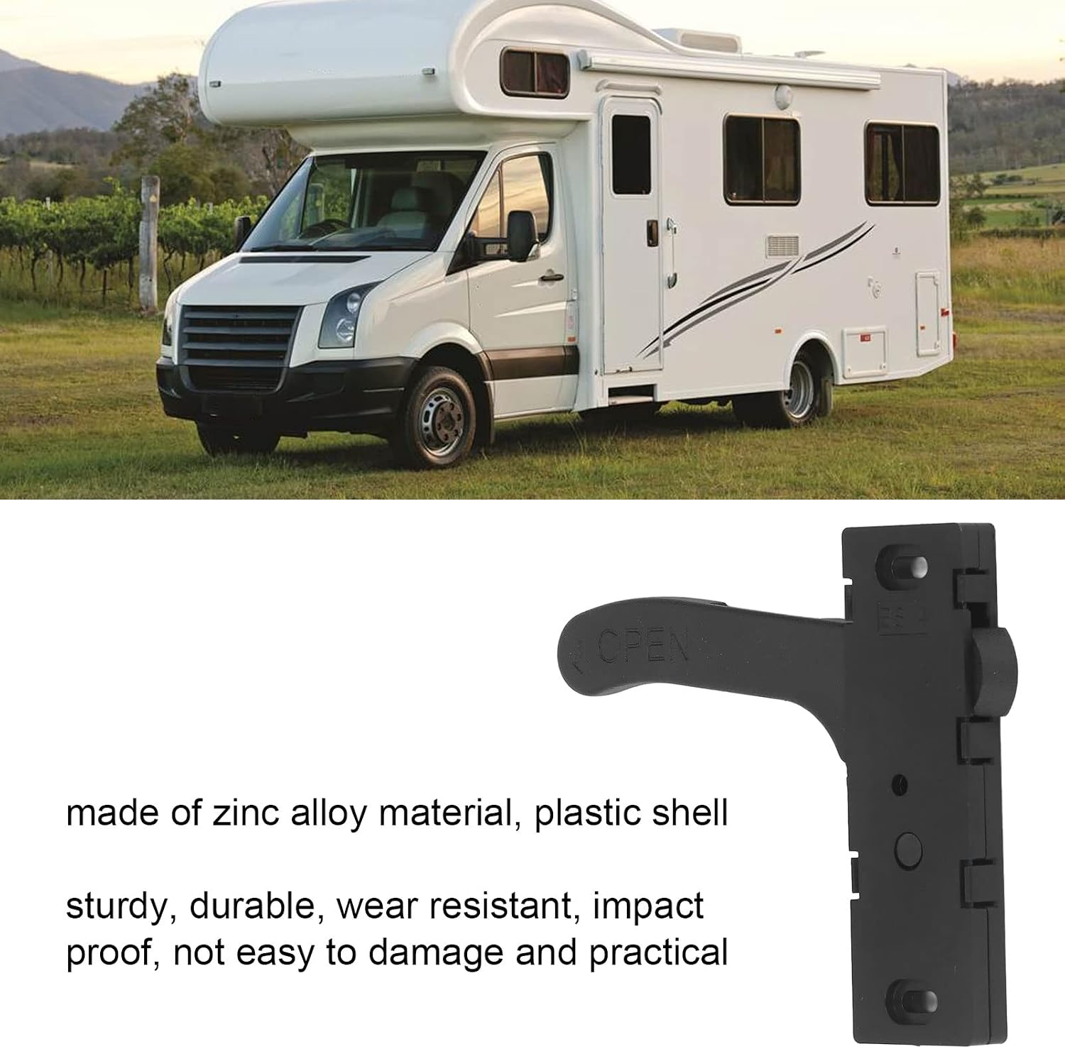 Thumbnail 5 de KIMISS RV screen door latch kit, right-hand