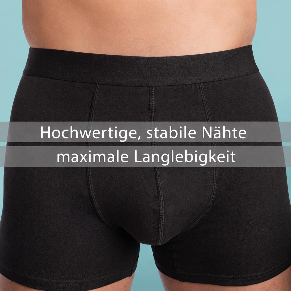 Thumbnail 6 de Calosy Boxershorts Herren 10er Pack – atmungsaktiv, 95% Baumwolle, ohne kratzendes Etikett