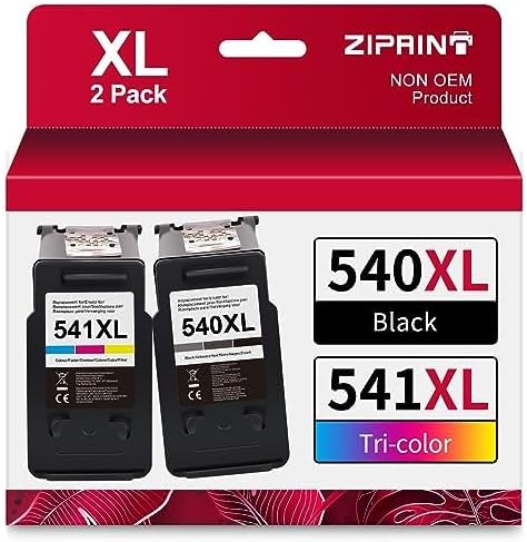 Detalle de ZIPRINT PG-540XL CL-541XL Compatible para Canon 📦 Dual Pack