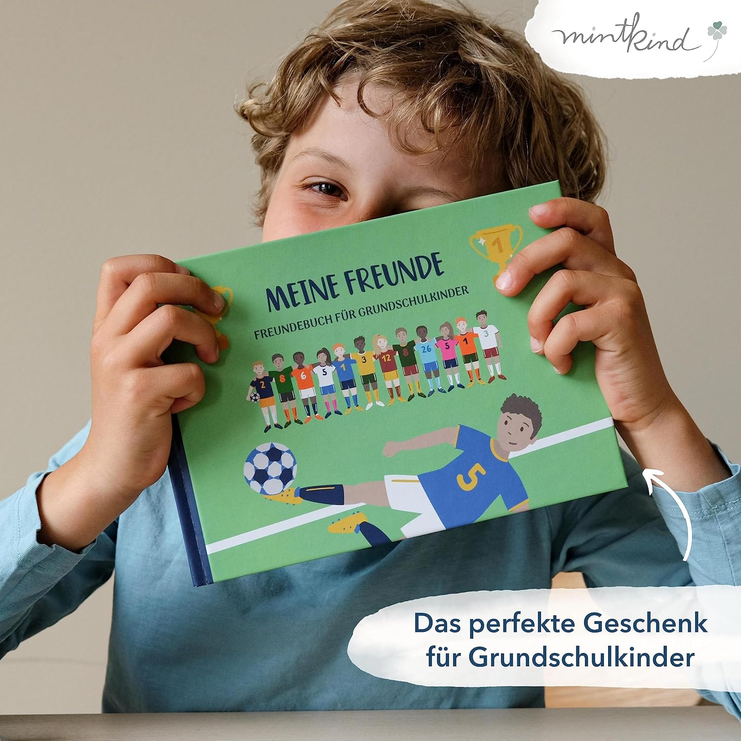Detalle de mintkind® Meine Schulfreunde Freundebuch 21,5x15,5 cm