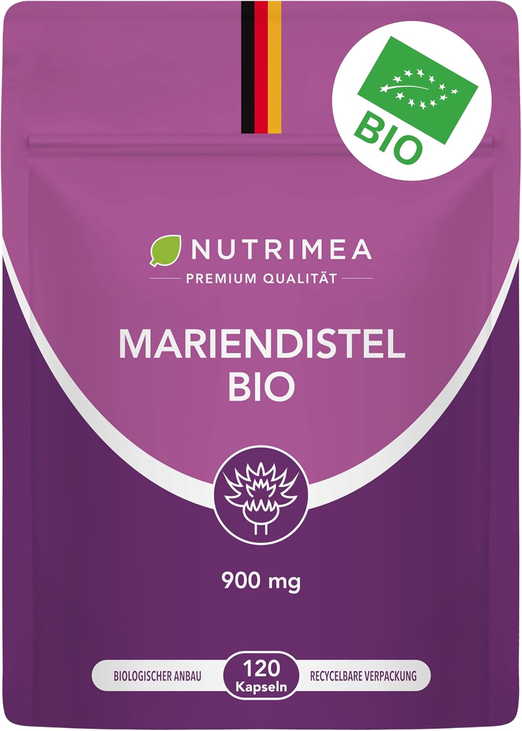 Detalle de Nutrimea Mariendistel Bio Kapseln 900mg