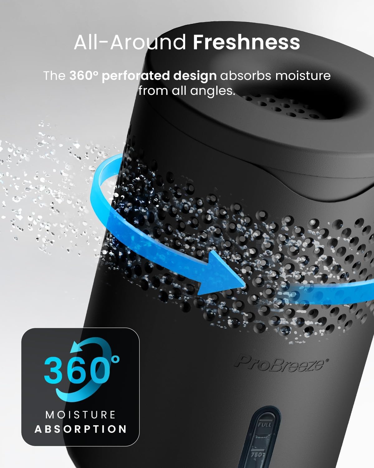 Detalle 2 de Pro Breeze Osmo Dehumidifier 700g refillable tablet