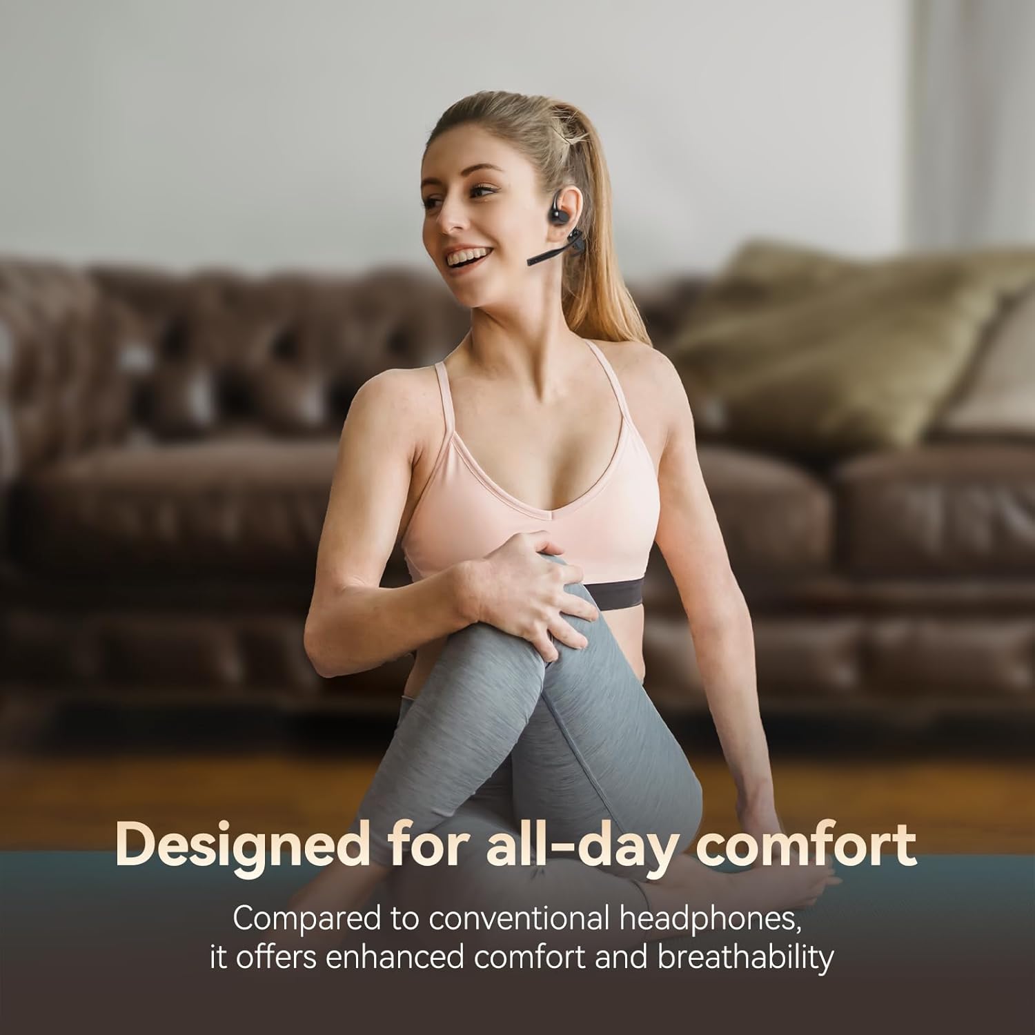 Thumbnail 3 de CXK Open Ear Headphones with Mic Wireless
