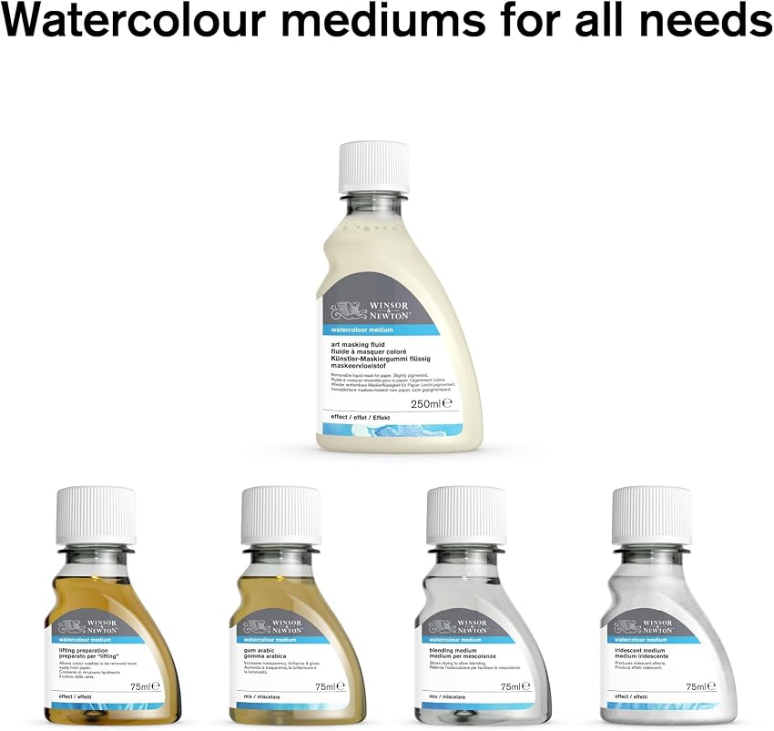 Thumbnail 6 de WINSOR & NEWTON Additif aquarelle fluide masqué 250 ml