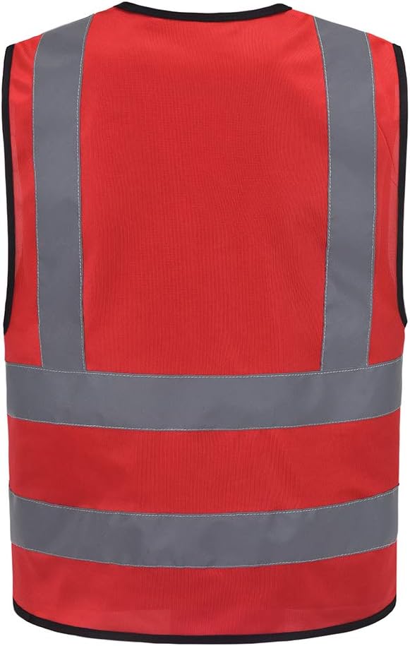 Thumbnail 1 de 12 Colors Optional Hi Vis Reflective Vest – 360° Visibility, Executive Waistcoat (XS-8XL)