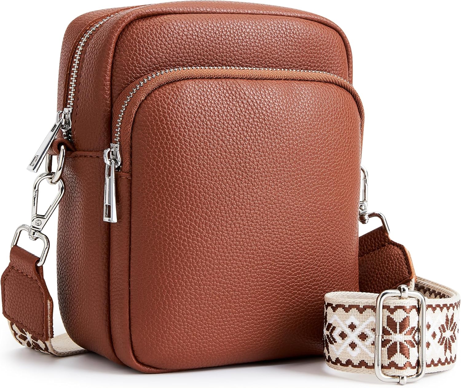 Detalle de KALIDI Crossbody Bag for Women – Vegan Leather Phone Bag with RFID Blocking