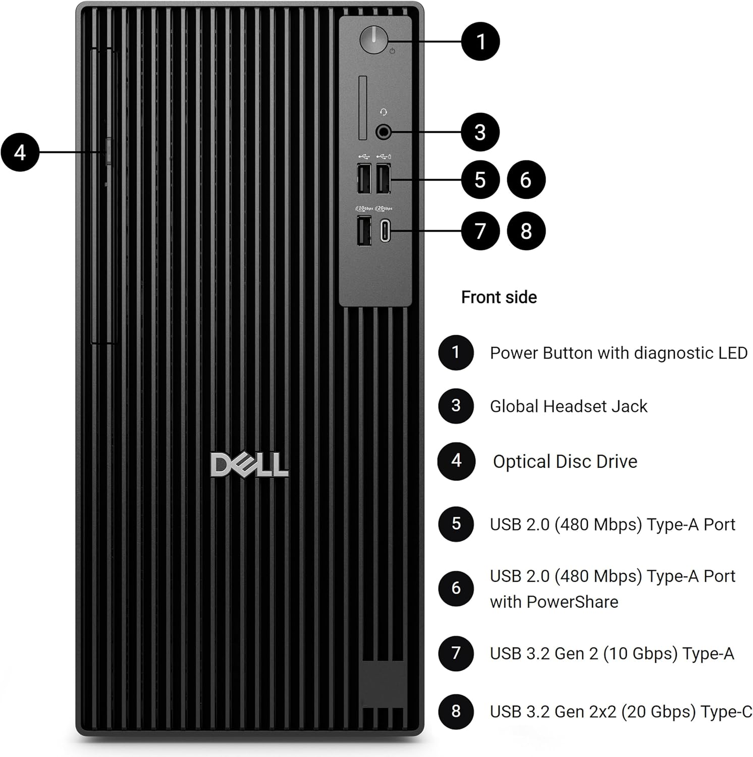 Detalle 1 de Dell Business Desktop Intel Core Ultra 5 235