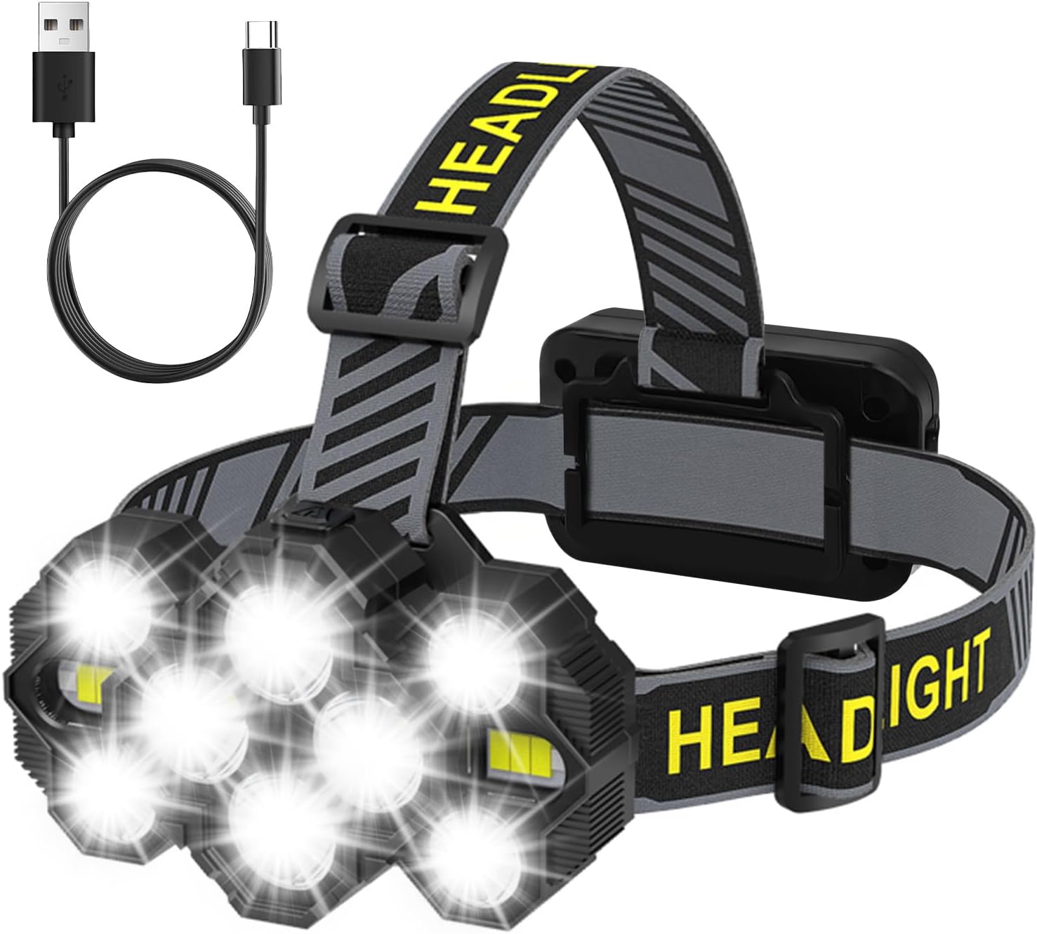 Detalle de MOXTOYU Super Bright 22k Lumens Head Torch