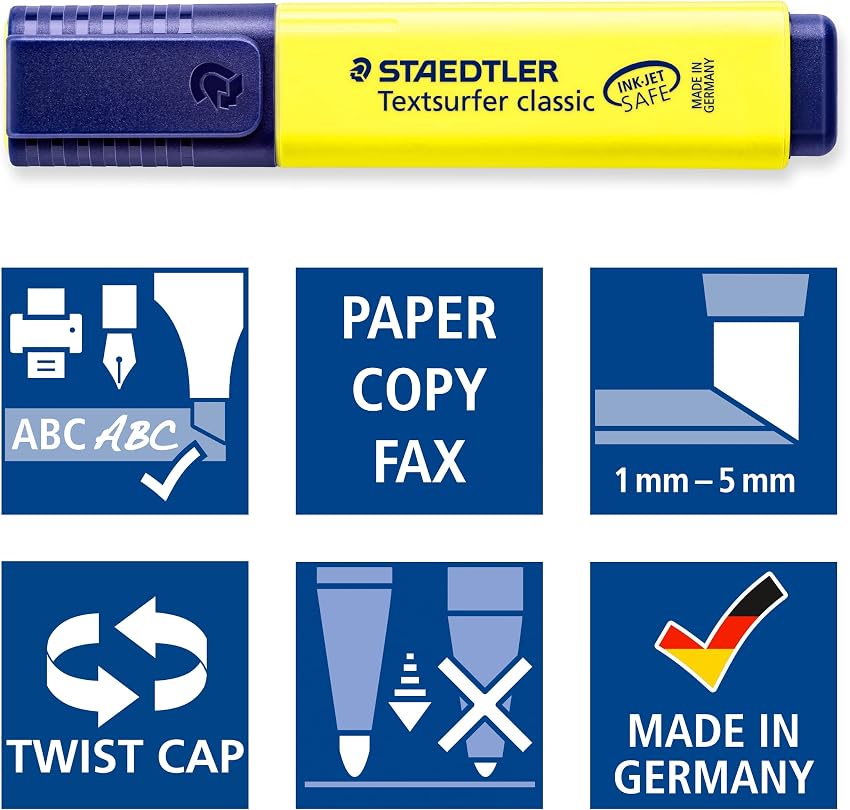 Thumbnail 4 de Staedtler 364-1 Rotuladores fluorescentes Textsurfer 10 unidades