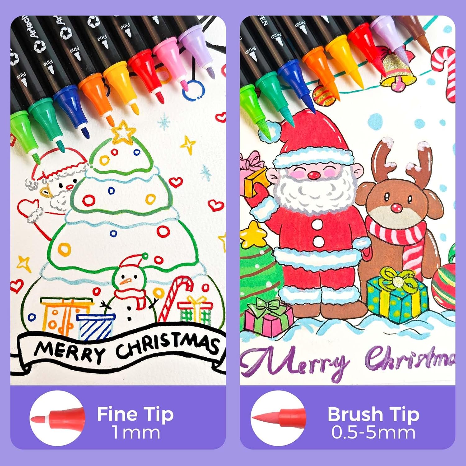 Thumbnail 2 de Artecho Acrylstifte 24 Farben Marker-Sets für DIY 🎨