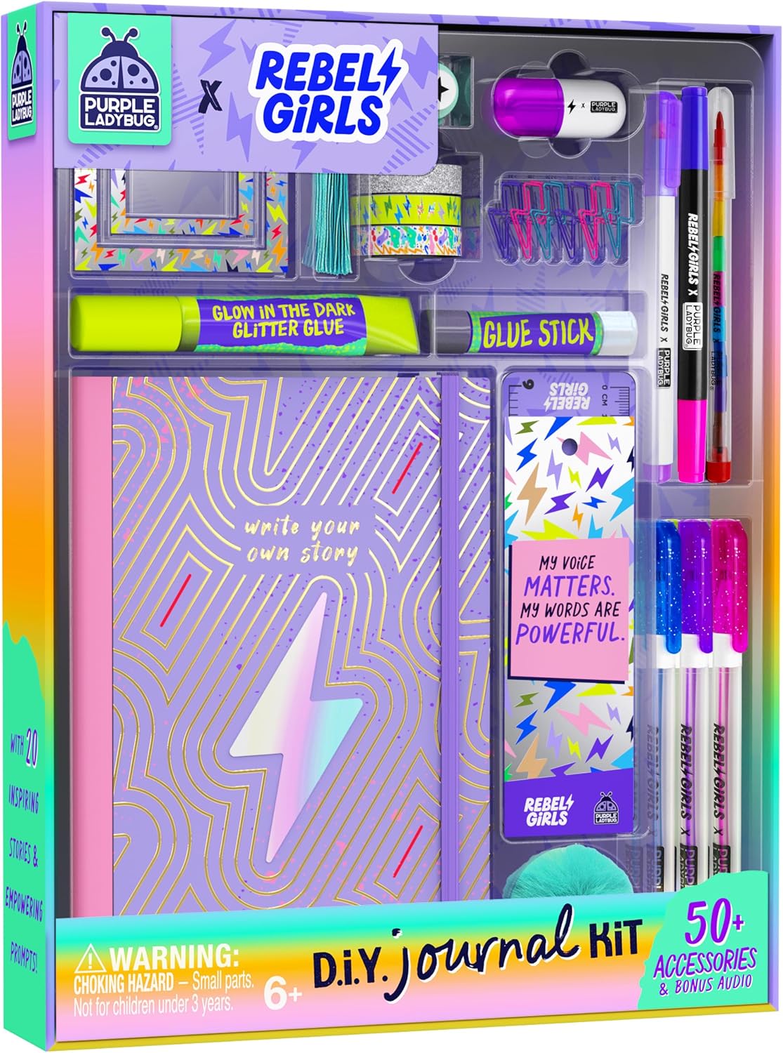 Detalle de Rebel Girls DIY Journal Kit journaling kit for ages 8-12