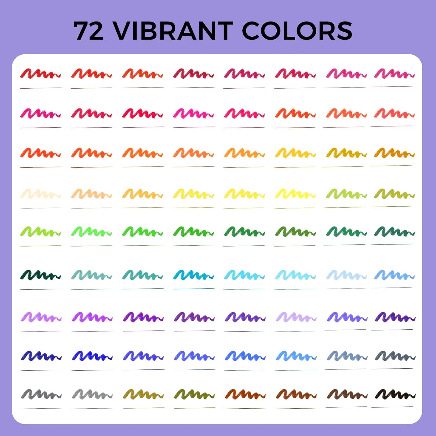 Thumbnail 1 de Artecho 72 Dual Tip Brush Pens 72 colours 🎨