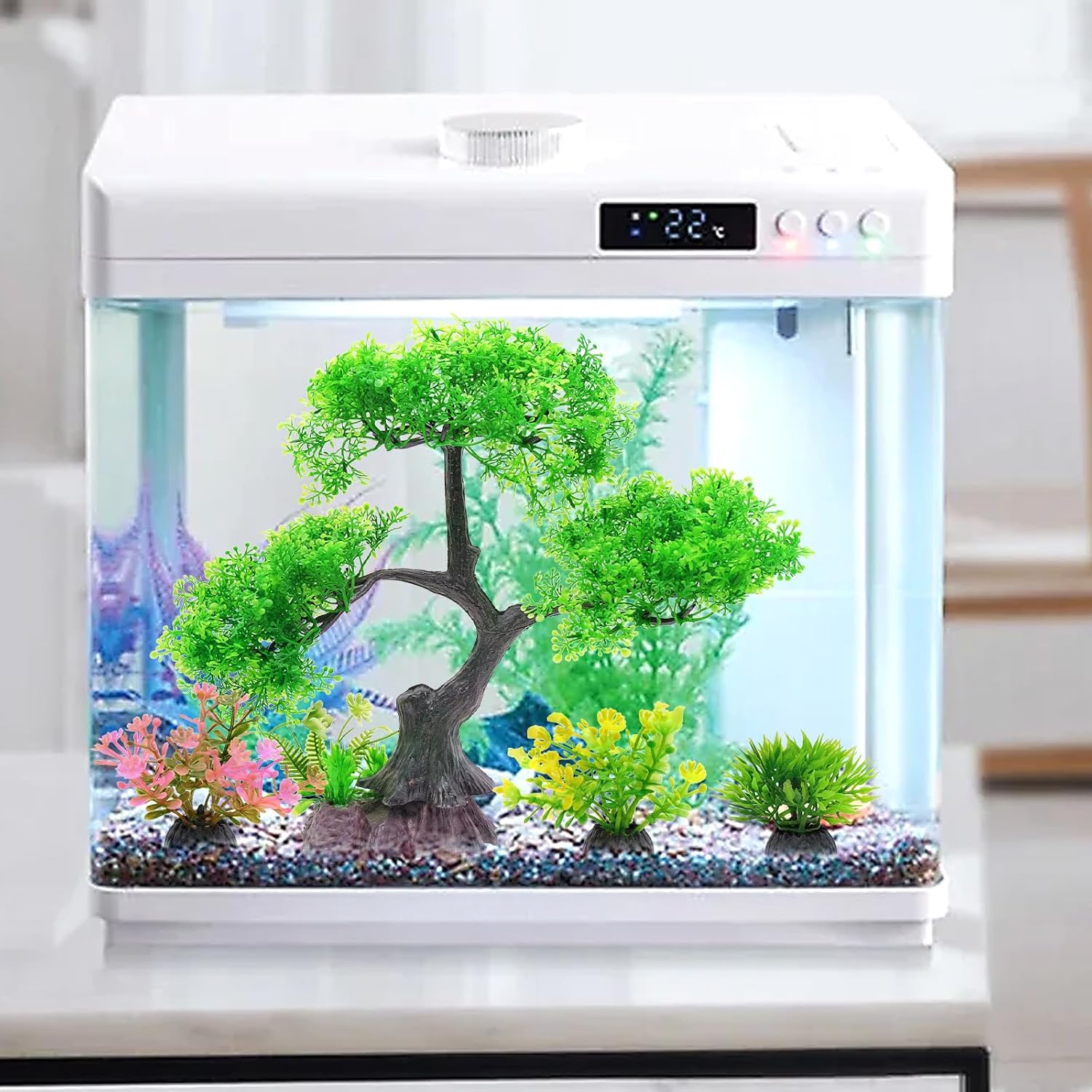 Thumbnail 6 de JJQHYC 10 Pack Fish Tank Decorations