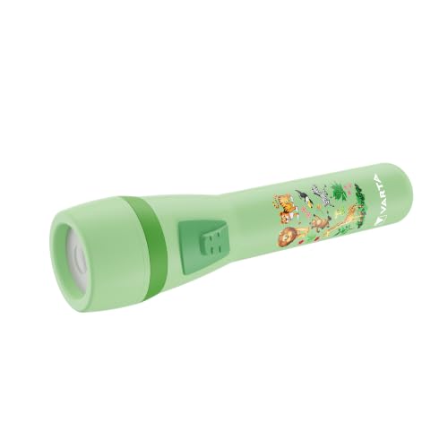 Detalle de VARTA Kindertaschenlampe Kids Flashlight Dschungel Design mit Augenschutzglas