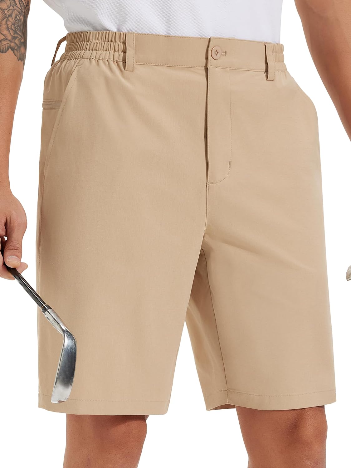 Thumbnail 6 de yuyangdpb Men's Golf Shorts 9" (23cm) – Quick-Dry Lightweight Chino Shorts with 3 Pockets