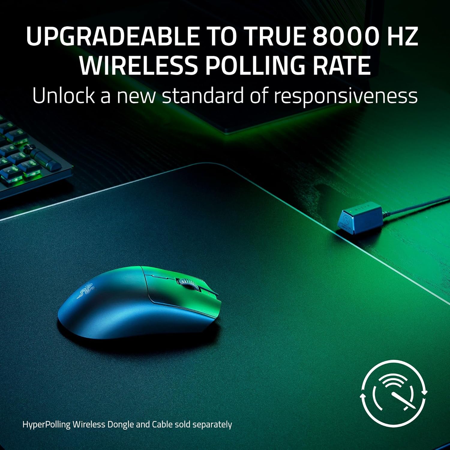 Thumbnail 5 de Razer Viper V3 HyperSpeed Wireless Gaming Mouse (82g) with 30K DPI Optical Sensor and Up to 280 Hours Battery