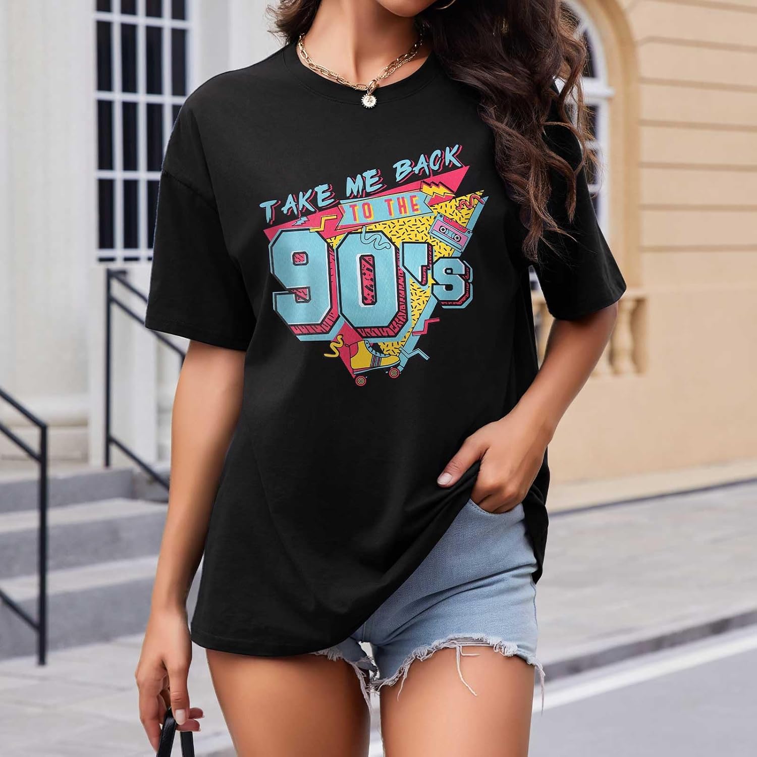 Thumbnail 1 de Lonya Y2k oversized T-shirt for women