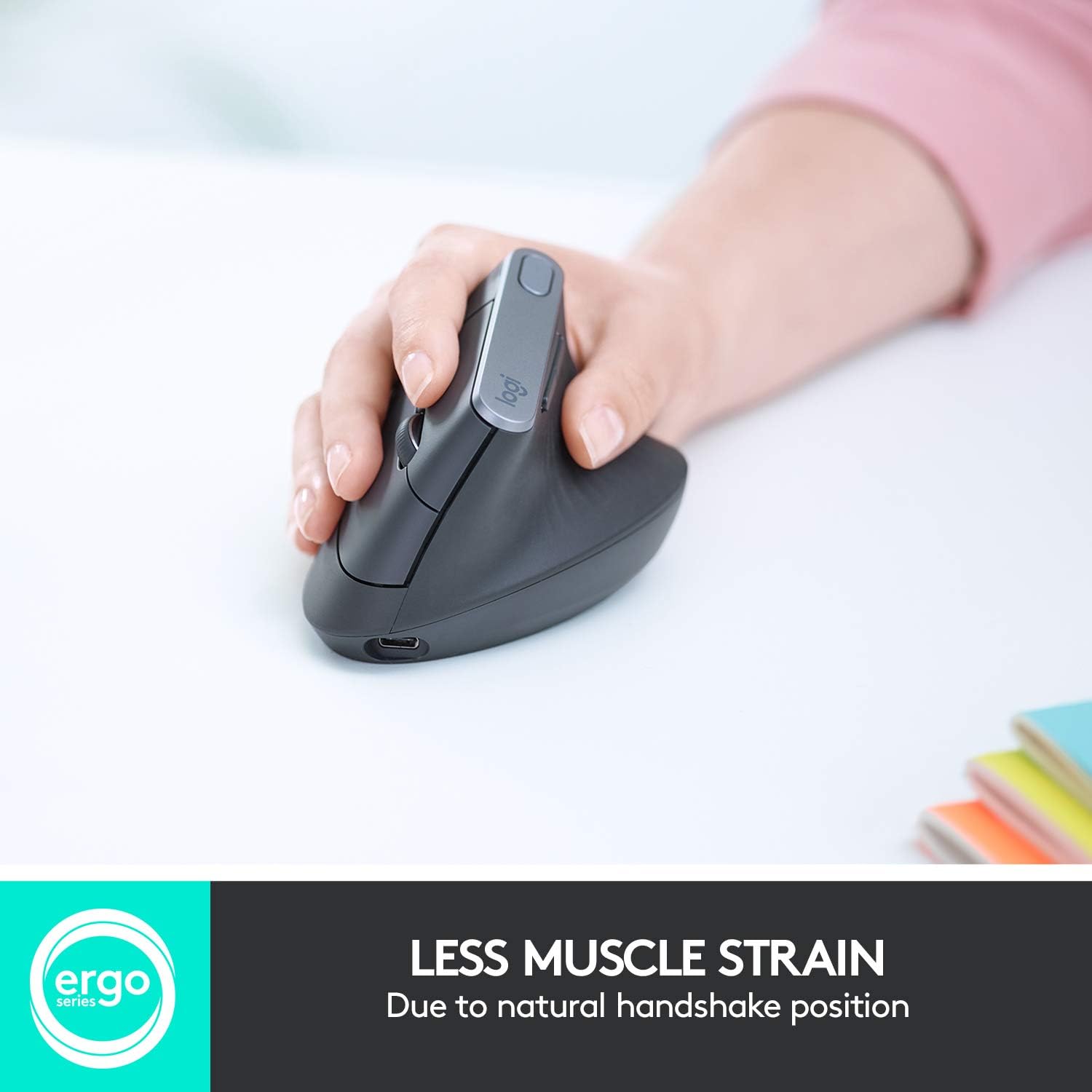 Detalle 2 de Logitech MX Vertical Ergonomic Mouse 4000 DPI