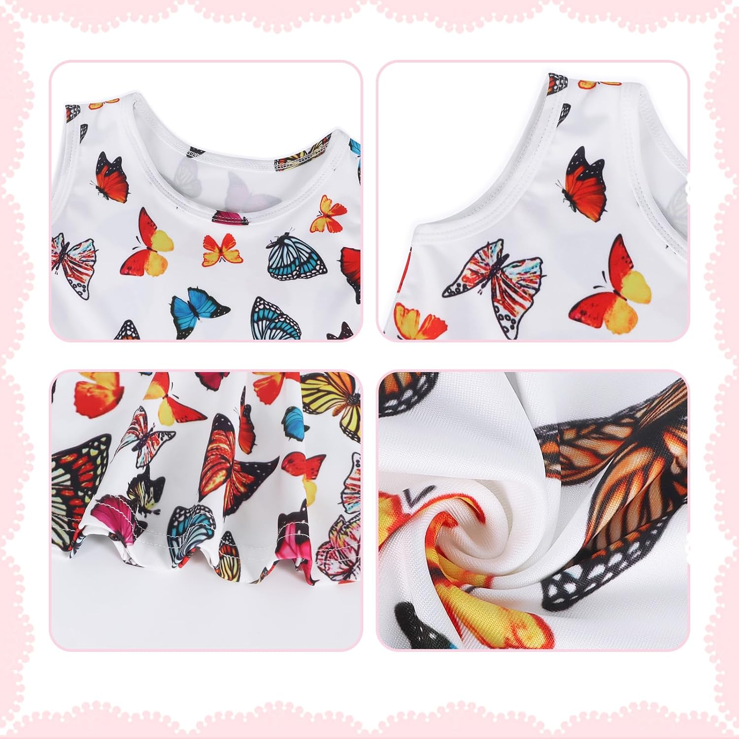 Detalle de Girls' Sleeveless Summer Dress