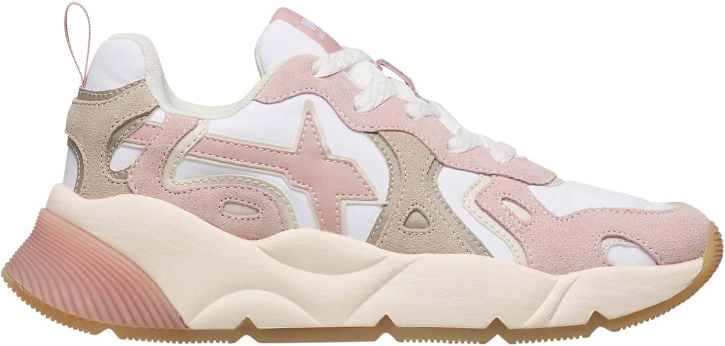 Detalle de w6yz Sneakers en Daim et Tissu Technique – allier élégance et confort au quotidien