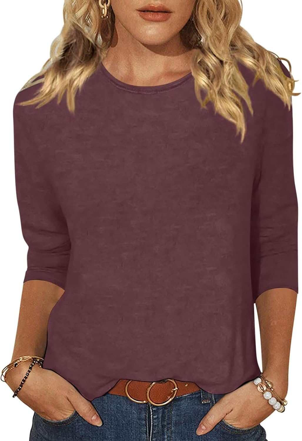 Thumbnail 5 de EADINVE 3/4 Sleeve T-Shirt Tunic for Women