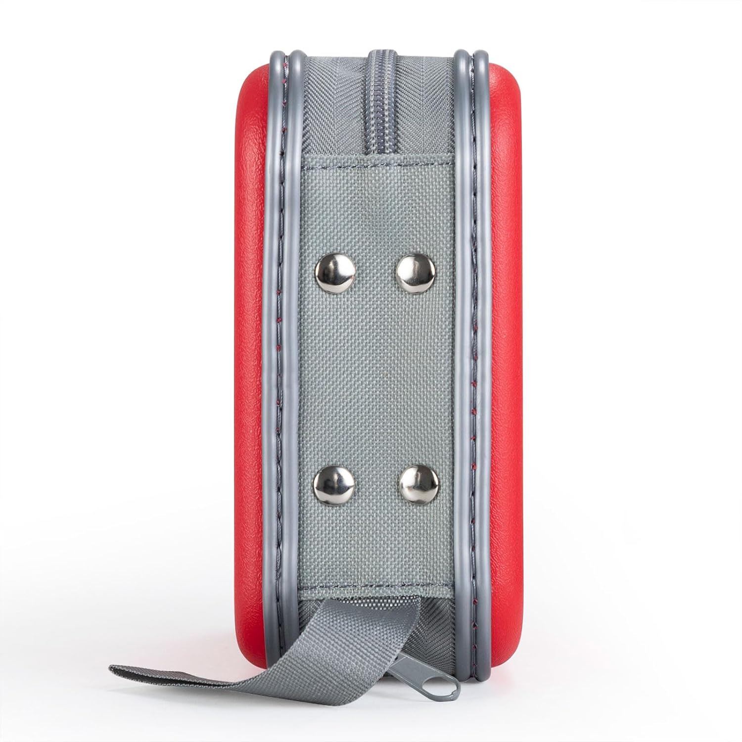 Detalle 2 de LIOVODE 48-Disc CD/DVD Case — Portable Hard Plastic Wallet with Fixed Inner Pages (Red)
