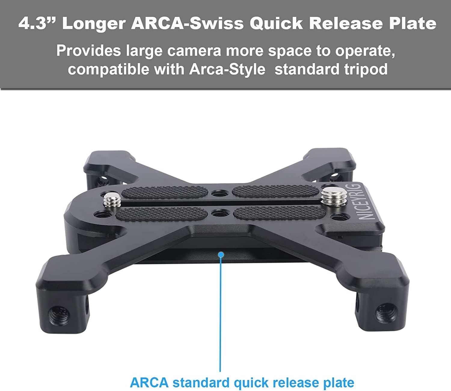 Thumbnail 1 de NICEYRIG 520 Quick Release Base Plate