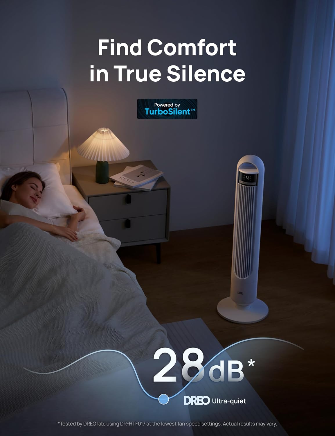 Detalle de DREO Tower Fan with 90° Oscillation