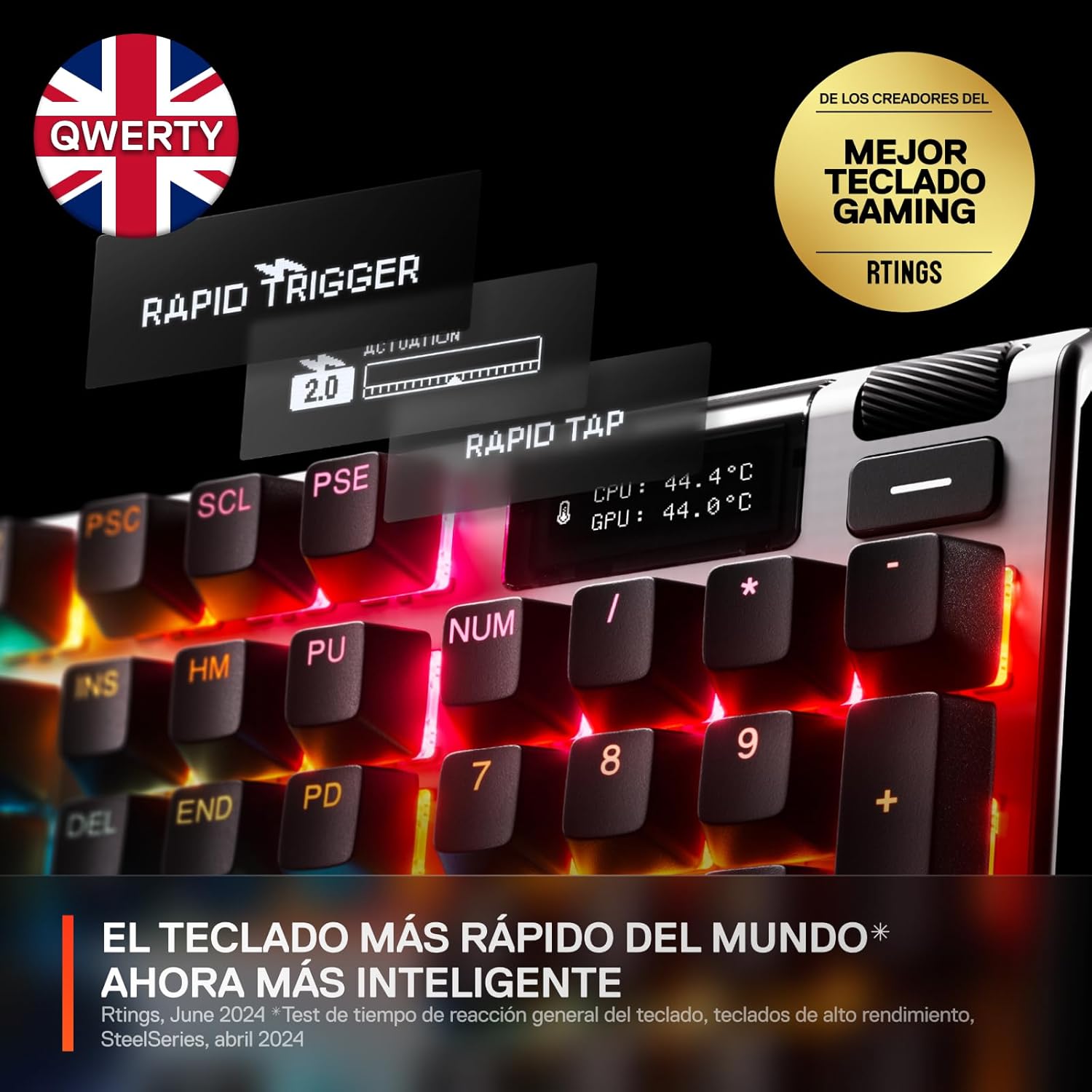 Thumbnail 2 de SteelSeries Apex Pro Gen 3 Teclado Mecánico
