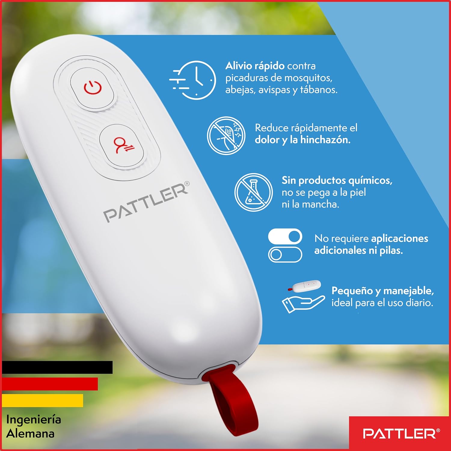 Thumbnail 6 de PATTLER Dispositivo eléctrico para picaduras de mosquitos con calor (lápiz de alivio)