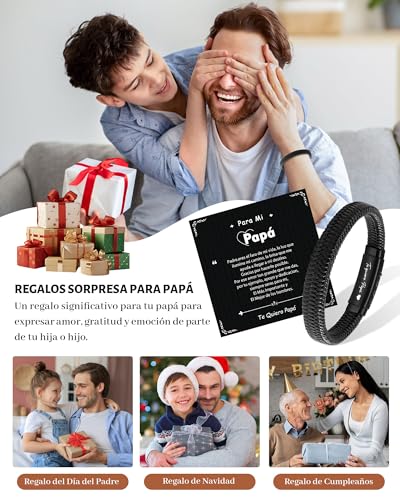 Thumbnail 1 de CheersLife Pulsera de cuero Papa