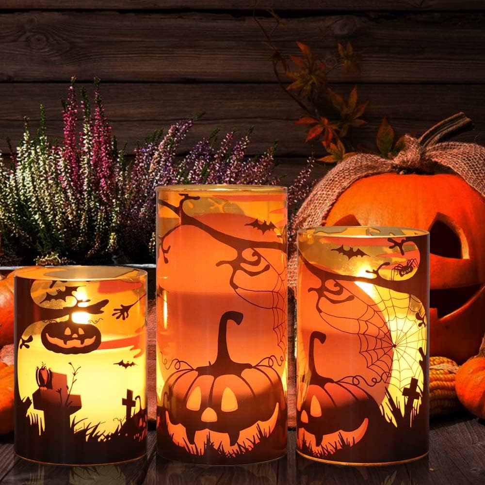 Detalle de Eldnacele Flameless Candles Real Wax