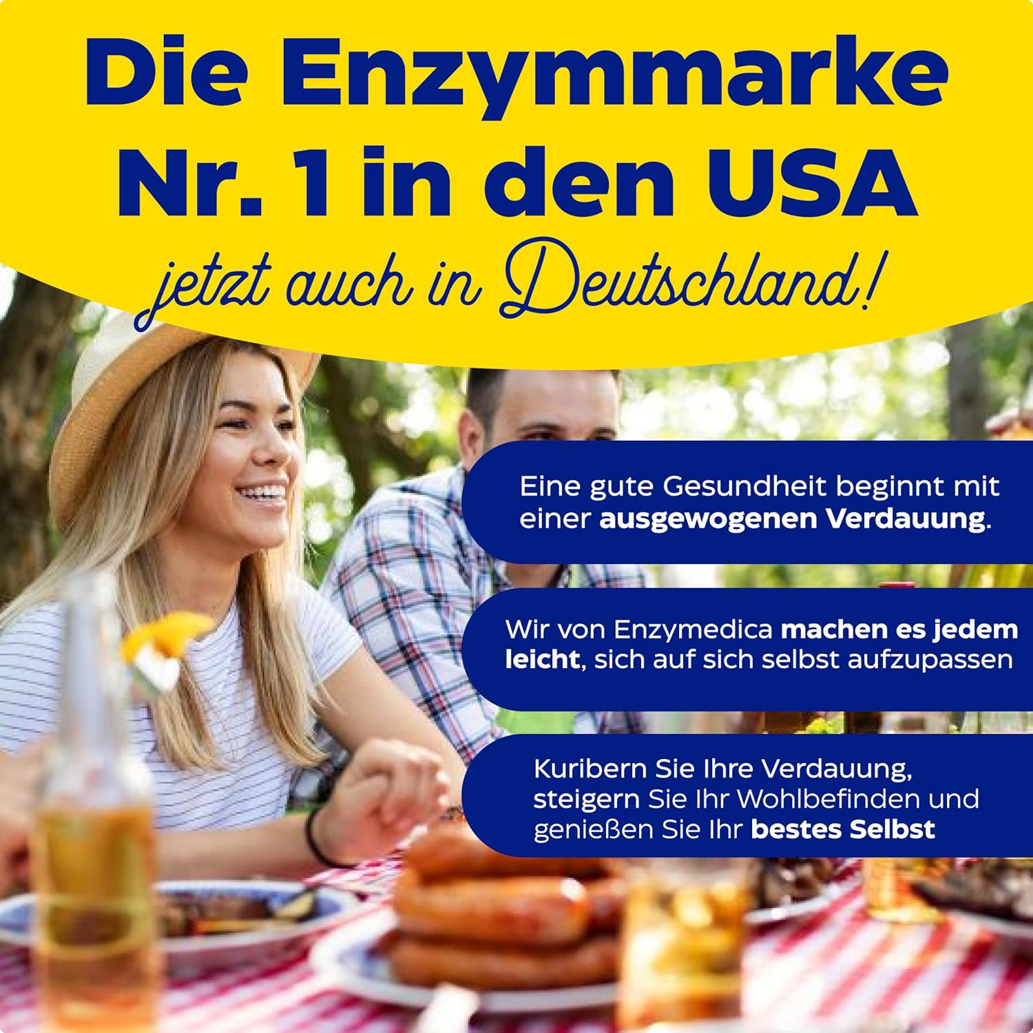 Thumbnail 6 de Digest Gold von Enzymedica: schnell wirkende Enzym-Formel gegen Gase & Blähungen (180 Kapseln)