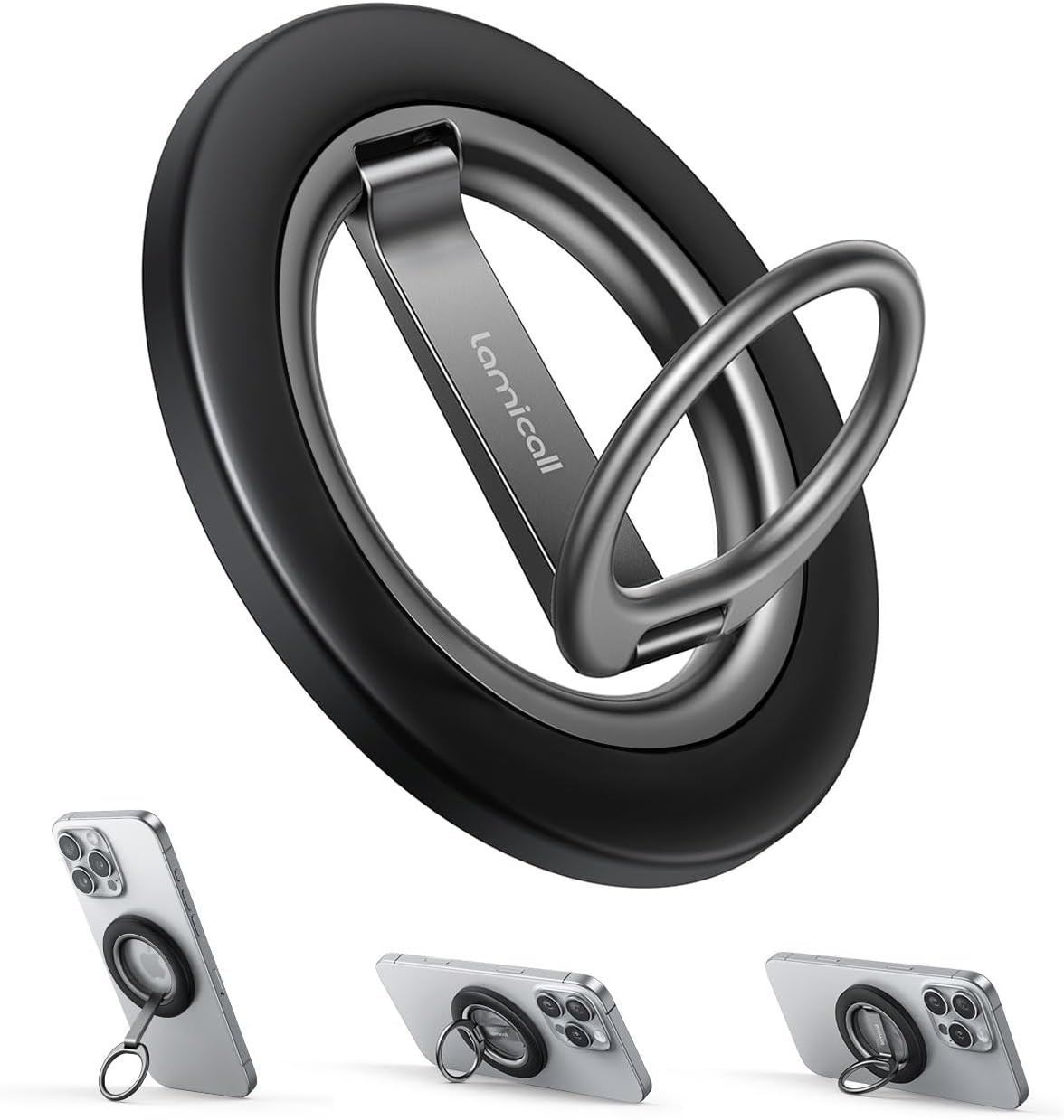 Detalle de Lamicall MagSafe Ring Stand 360° Rotation