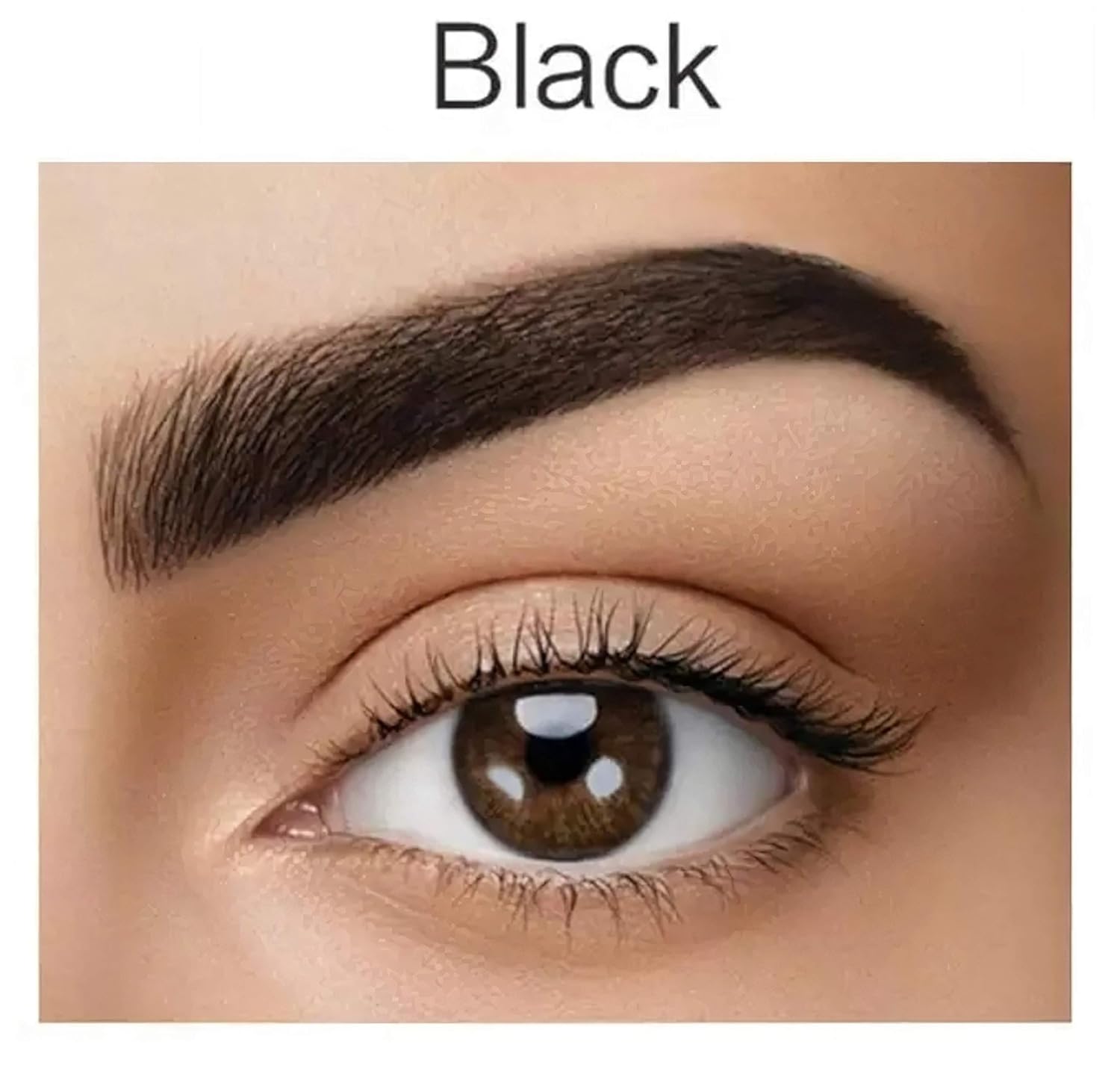 Detalle 2 de Demure Augenbrauenfarbe-Set (1.0 Schwarz) mit Entwickler – Brow Tint für bis zu 4 Wochen