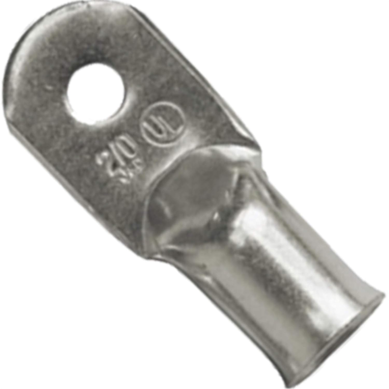 Detalle 2 de ANCOR 242244 Marine-Grade Tinned Copper Lugs, 6 AWG, 1/4-Inch, 25-Pack