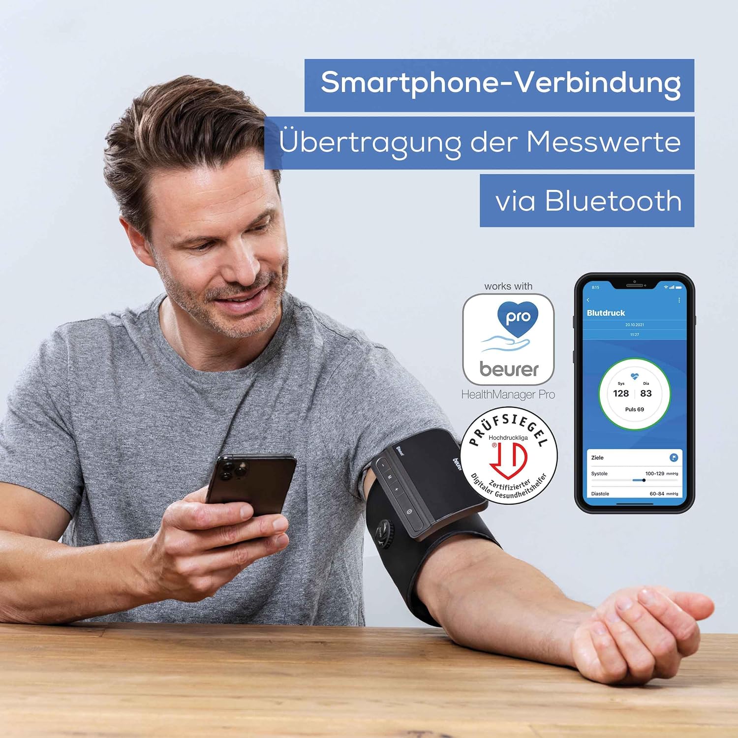 Thumbnail 4 de Beurer BM 81 easyLock Oberarm-Blutdruckmessgerät
