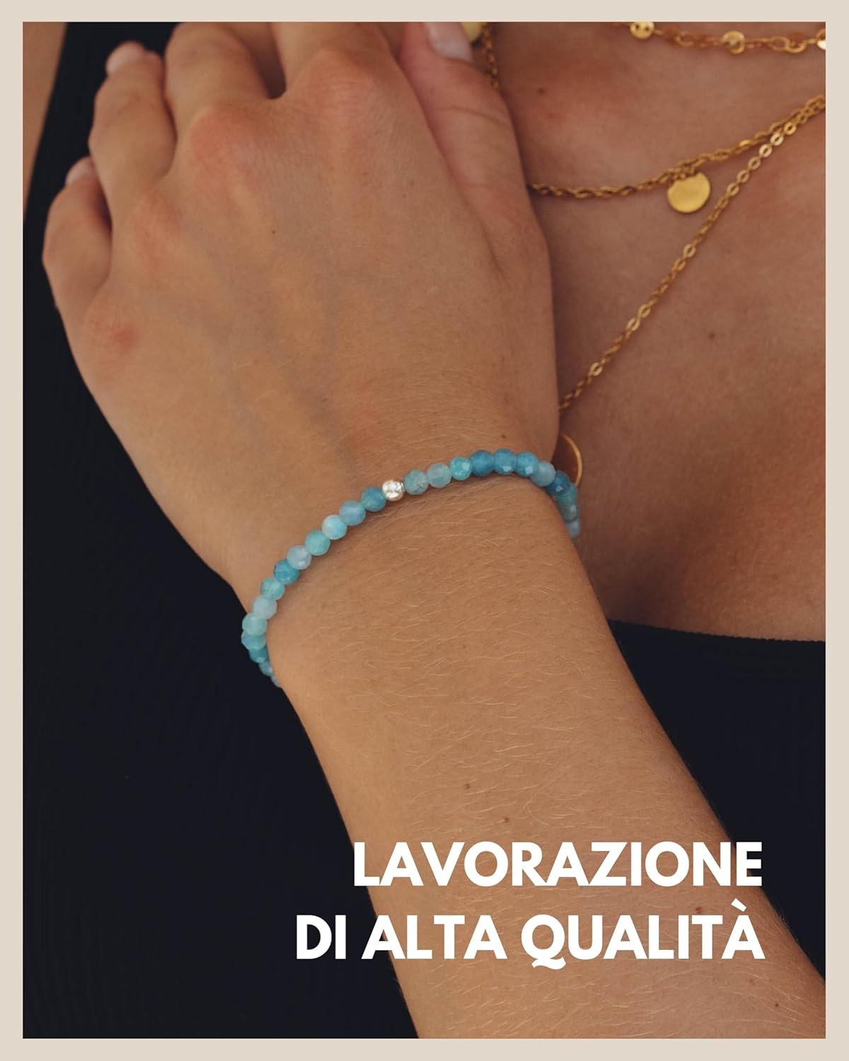 Thumbnail 5 de GD GOOD.designs Bracciale da donna in pietre naturali con perle d'argento 925 – Est. 2015