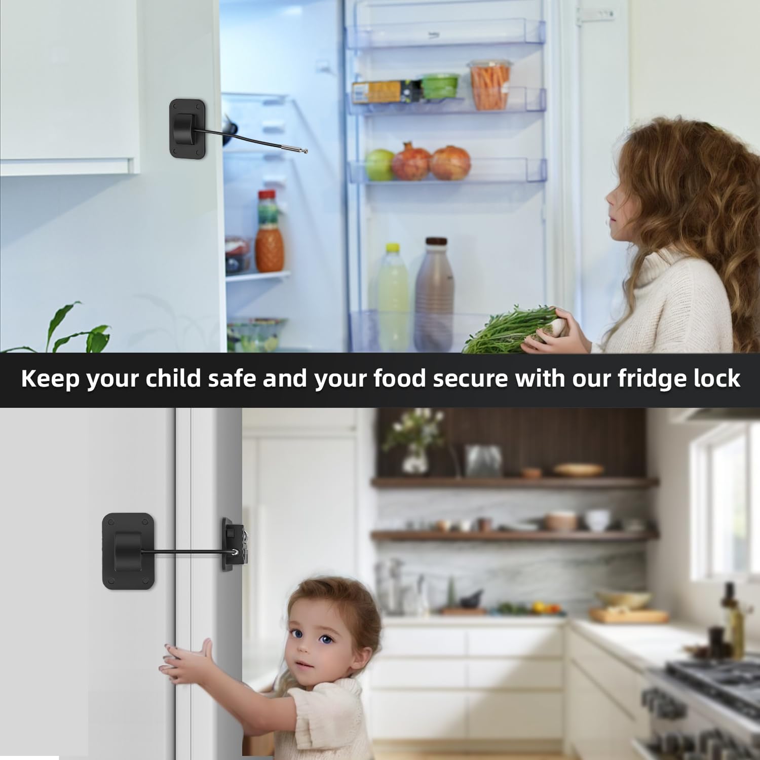 Thumbnail 1 de Ougourim Refrigerator Lock with 4-Digit Code