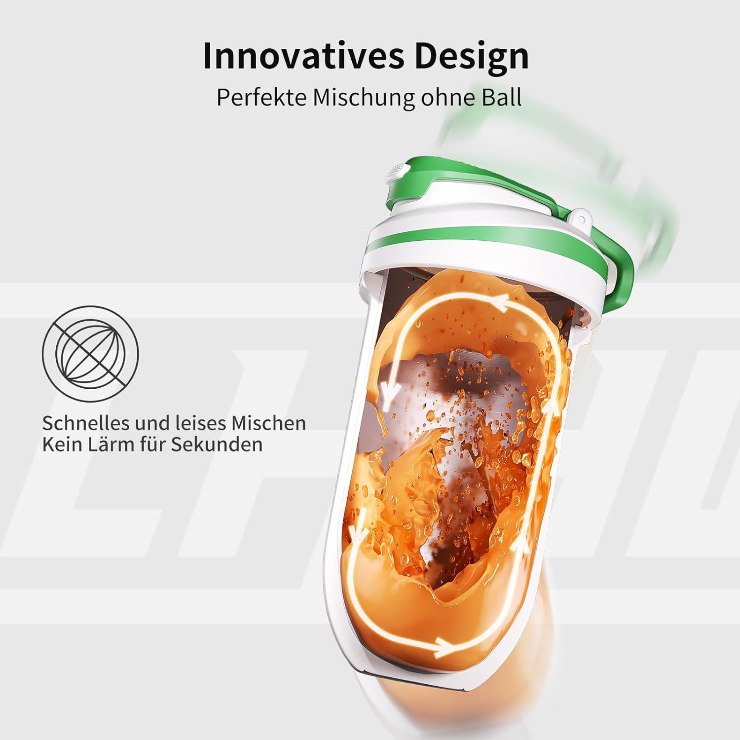 Thumbnail 1 de LHHW shaker à protéines en acier inoxydable 500 ml (sans boule) avec anti-fuite