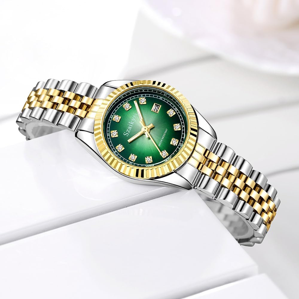 Thumbnail 4 de Szaikyri Montre Femme Classique avec Bande De Stainless Solide – Été 2024